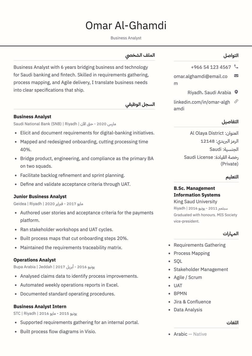 الحد الأدنى بعمودين